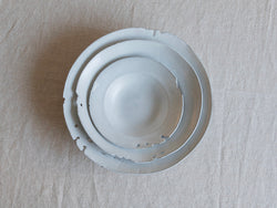 White Whispered Rim Bowl
