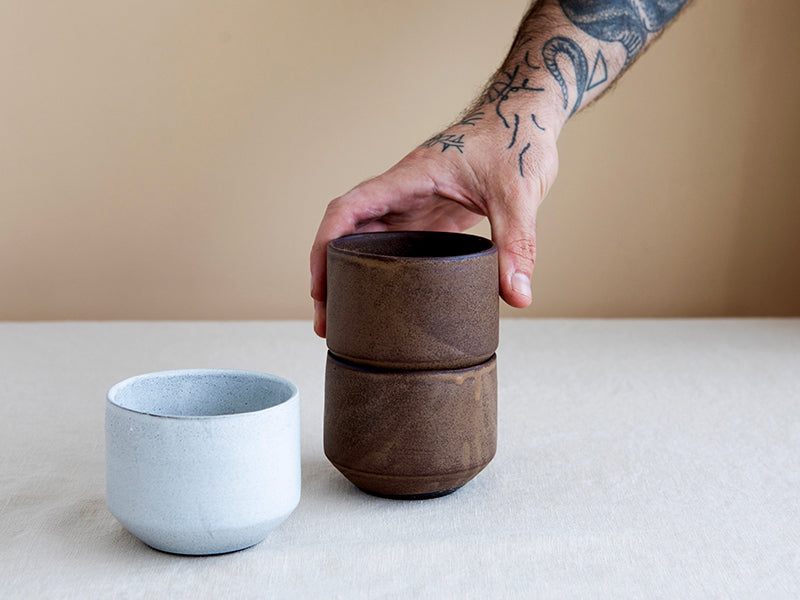 NEW Ceramic Cup in Brown
