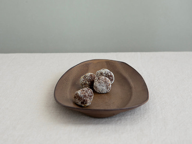 NEW Oval Tray in Brown