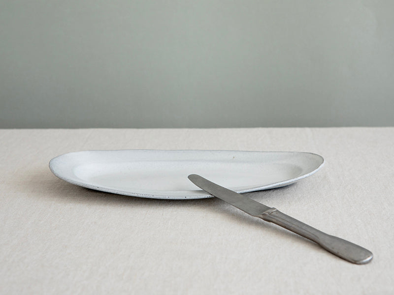 NEW Oval Tray in White