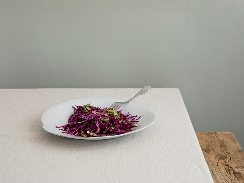 NEW Ceramic Serving Plate in White