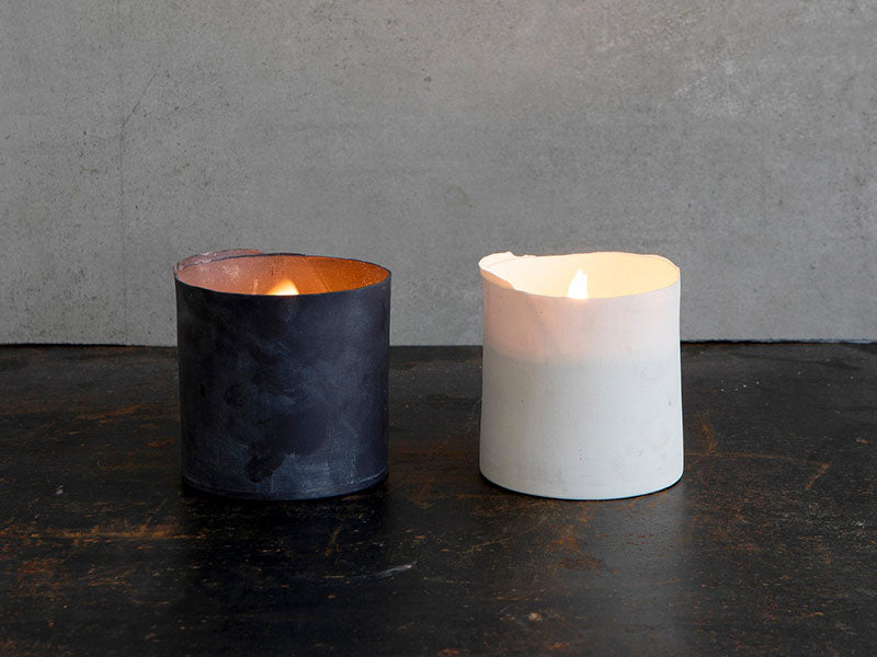 Velvet Vase Set and Candle Holder